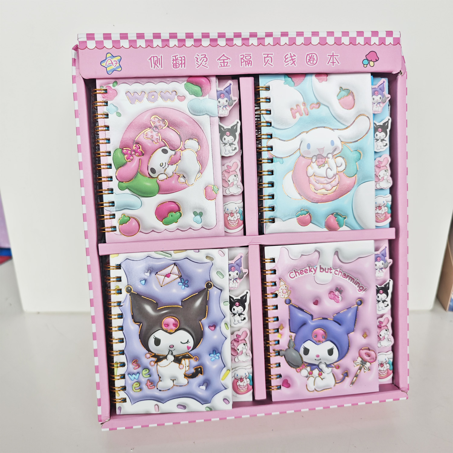 Creativo nuevo libro de círculo de línea Stitch de dibujos animados de alto valor Stitch libro de cuentas portátil para estudiantes al por mayor