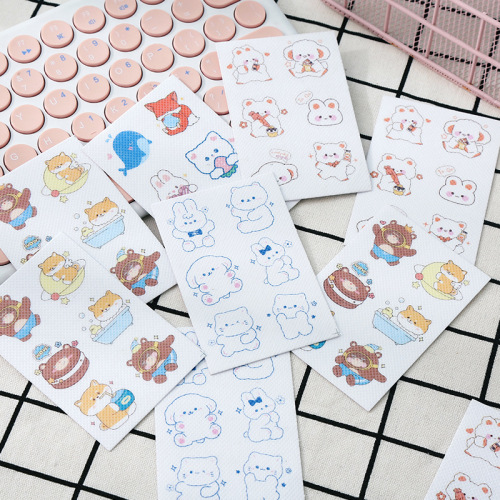 Special-shaped essential oil patches for children, cartoon non-woven fabrics, outdoor non-mosquito stickers, baby and adult plant wholesale