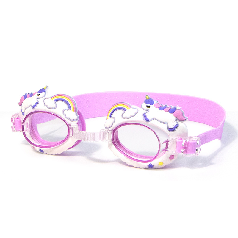 2026 nuevo conjunto de gafas de baño para niños gorras de natación encantadoras impresión gorras de natación para niñas gafas de natación para niños