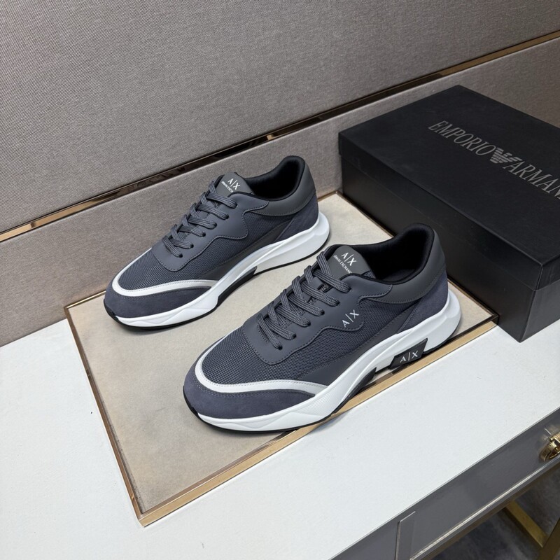 Fashionable Light Luxury Casual Men's Shoes with Thick Soles, Genuine Leather and Mesh, Versatile Sneakers, Trendy Breathable Comfortable Dad Shoes