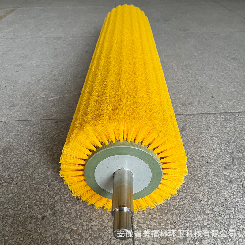 Máquina de limpieza Cepillo de rodillo Cepillo de rodillo Cepillo de pulido Cepillo de eliminación de polvo Frutas y verduras Alambre de nailon Cilindro hueco con eje