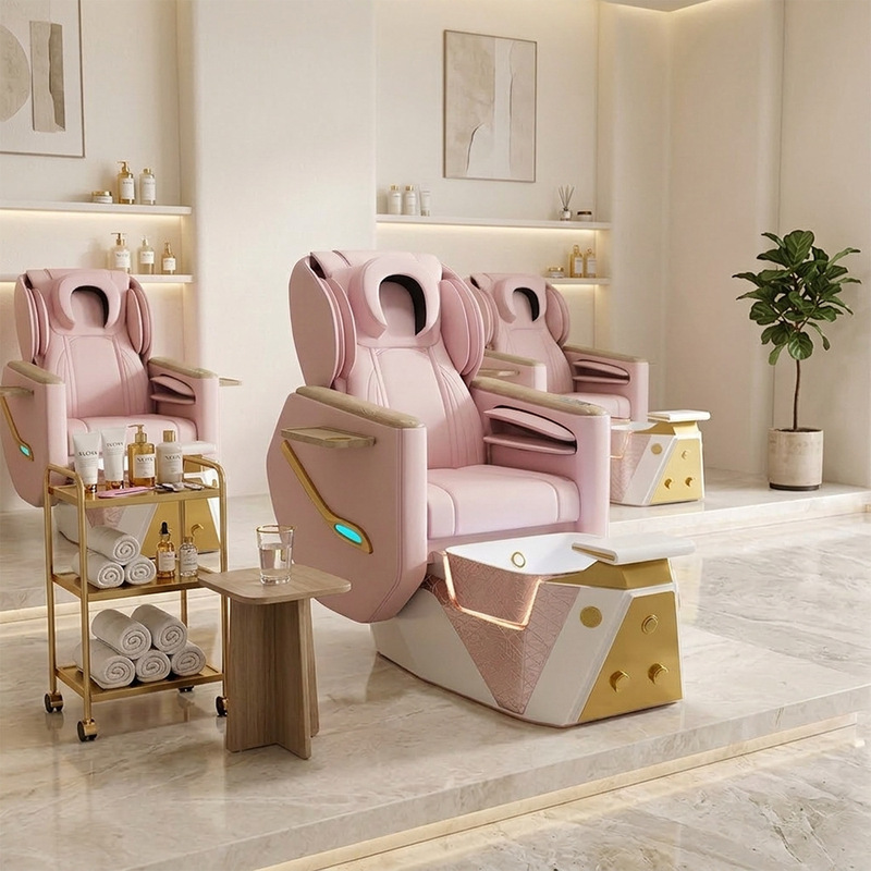 European and American Spa Salon Electric Massage Pedicure Chair, Foreign Beauty Salon and Spa Center Manicure and Foot Massage Sofa Chair European and American Spa Salon Electric Massage Pedicure Chair, Foreign Beauty Salon and Spa Center Manicure and Foot Massage Sofa Chair