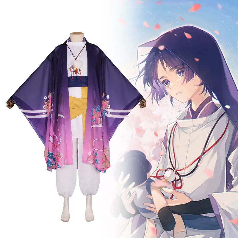 原神cos服过往散兵cosplay动漫流浪者c服男武士复古万圣节表演服