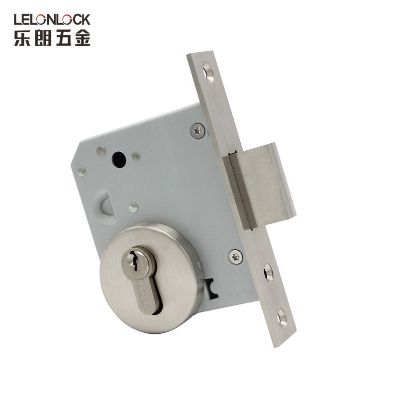 Personalizado estándar europeo 55 una sola lengua tubería cerradura de pozo universal 304 acero inoxidable calefacción cerradura de pozo eléctrica cerradura de paso de fuego