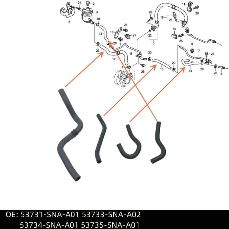 To Применимо к 0611 масляному насосу Civic