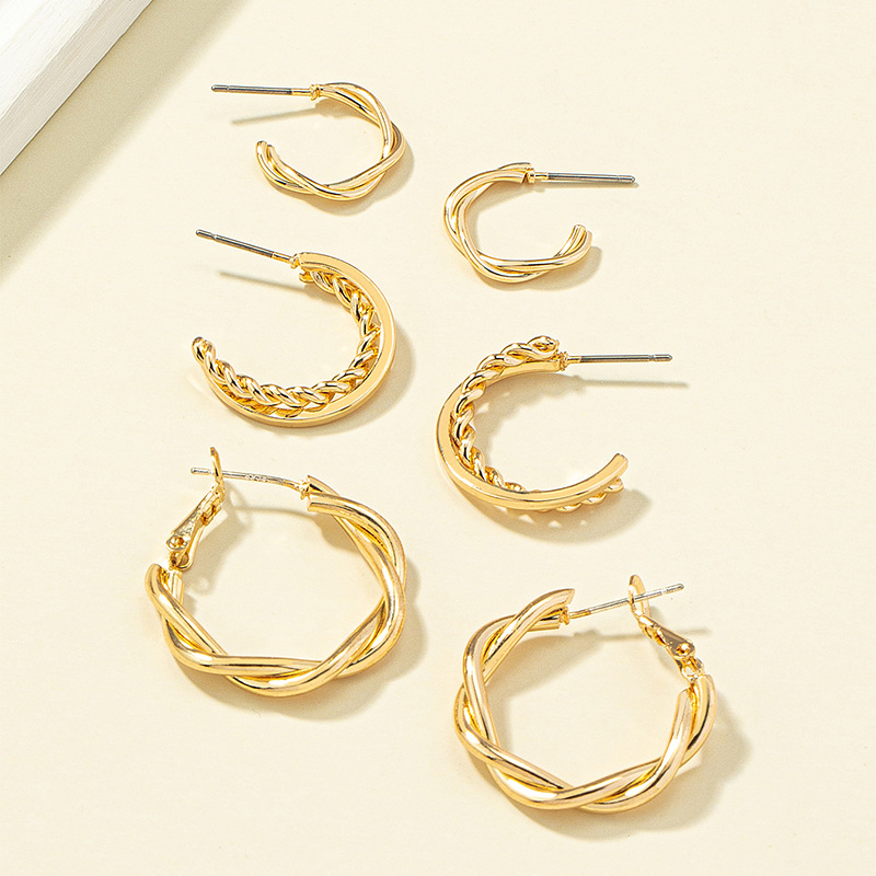 Fashion Geometric Alloy Plating Women's Earrings 1 Pair display picture 5