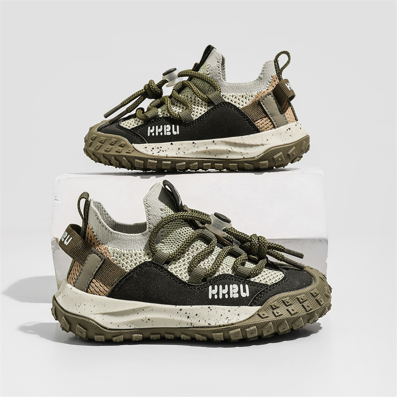 Spring new girls mesh breathable sports shoes Children's daddy shoes little girls running shoes_voghion.com