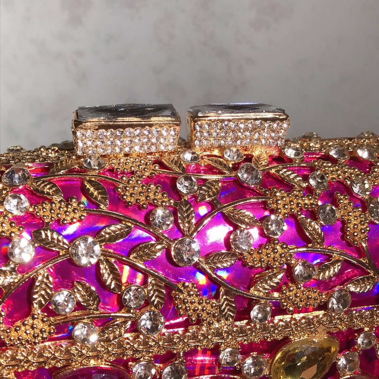 Fabricantes transfronterizos directos coloridos bolsos de diamante de banquete bolsos de diamante de hombro bolsos de mujer