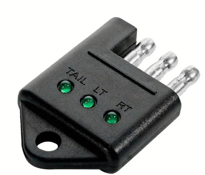 亞馬遜熱銷汽車房車遊艇拖車電源插頭汽車拖車插頭插座美式測試儀