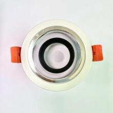 厂家现货MR16方形白色筒灯外壳 铝合金灯具外壳配件LED天花灯外壳