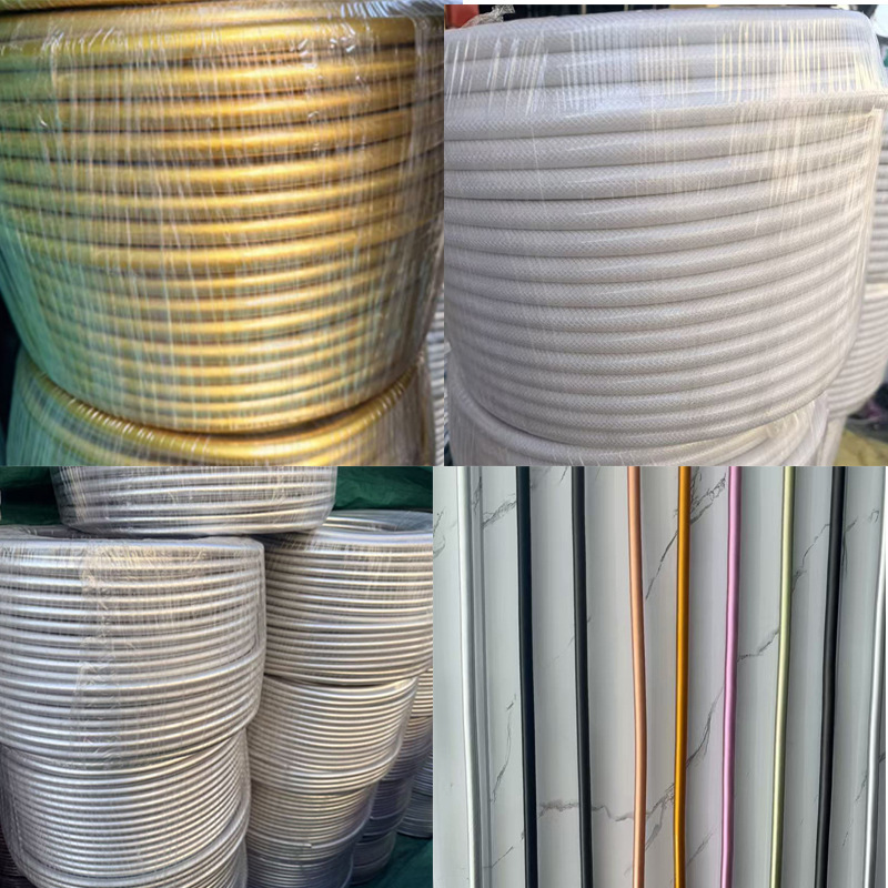 Manguera de Ducha de PVC, Tubo de Salida para Calentador de Agua, Conexión para Ducha de Baño, Boquilla, Tubo de Agua Doméstico Reforzado