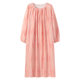 Nightgown Women's Spring and Autumn Soft Cloud Cotton Long Sleeve with Chest Pad One 2024 New Ladies Home Wear Long Dress
