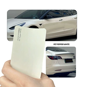 Axxpel avtomobil PET rəng dəyişən plyonka, Pepper White