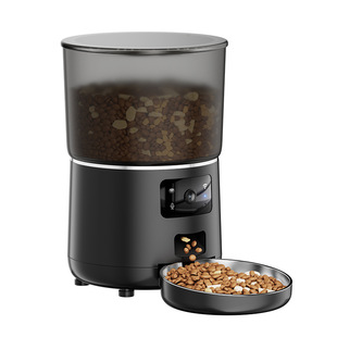 New pet automatic feeder 4L smart graffiti APP cat food dispenser voice video cat and dog feeding