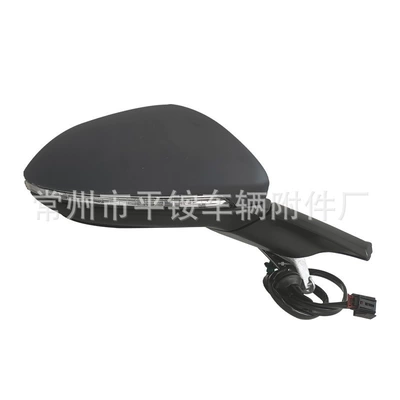 Suitable for Volkswagen Golf Rear mirror/rearview mirror assembly - 6-wire-electric-adjustment-heating-turn-signal-unpainted-right-side