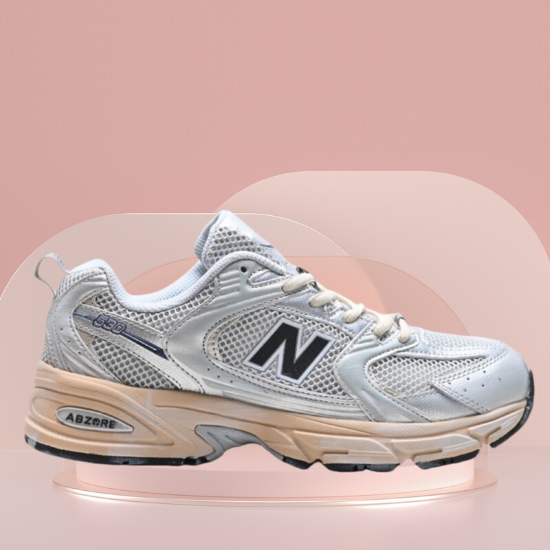 莆田クロスボーダー NB530 クラシックシルバーグレーシルバーカラー多用途男性と女性のメッシュ通気性スポーツアウトドアランニング|undefined