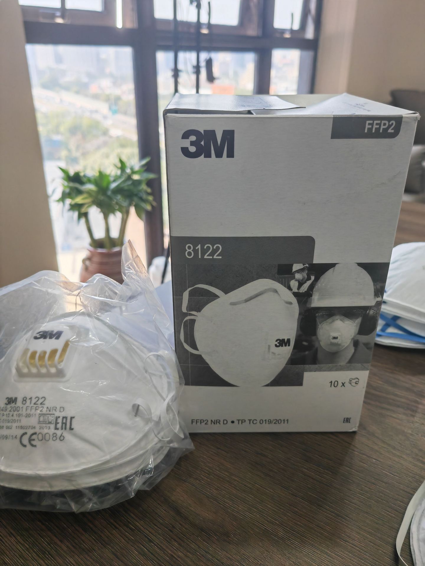 3M8102/8112/8122/8132口罩FF2FFP3 N95杯型呼吸阀工业防护口罩