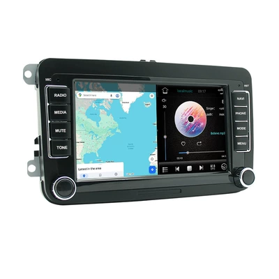 Suitable for Volkswagen Universal Car Navigation System Large Screen Reversing Image Dvd Navigation Central Control Screen Display (DVD Navigation) - 7inch-vw-7021a-wifi-2g32g-with-carplay