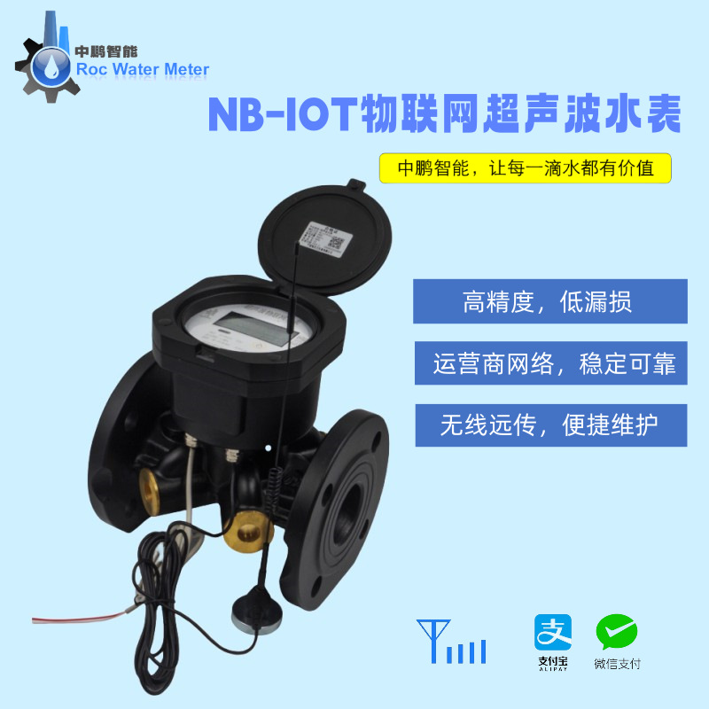 NB-IOT物联网超声波大口径智能水表能耗管理监控查漏损智慧农灌表