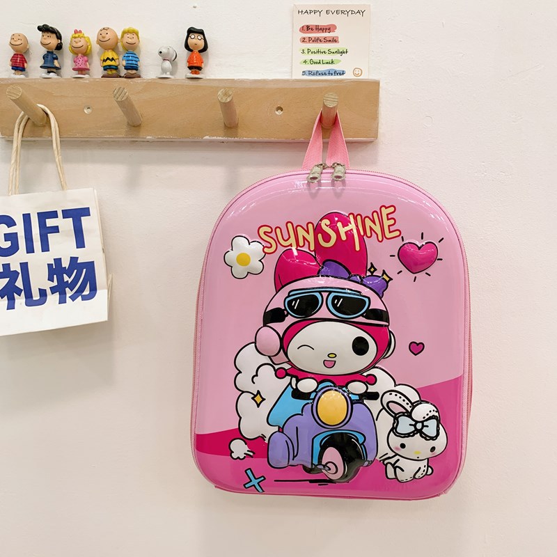 Comercio exterior niños 3D mochila de cáscara dura nueva mochila de jardín de infantes de animales pequeños mochila de hombros de dibujos animados ultraligera