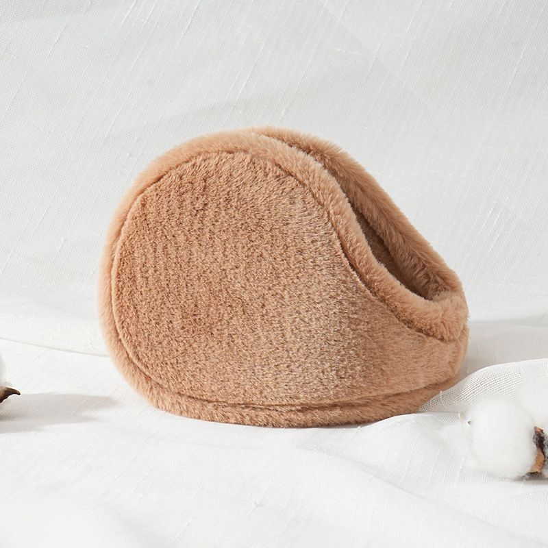 新しい冬用メンズ・レディース保温イヤーマフ、厚手のファー付き防風・防寒イヤーマフ、在庫あり