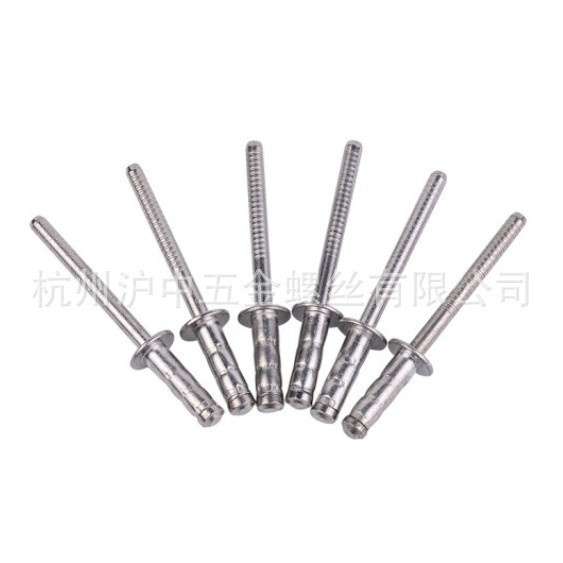 安字牌单鼓型抽芯铆钉 304全不锈钢单股鼓型抽芯铆钉QBD