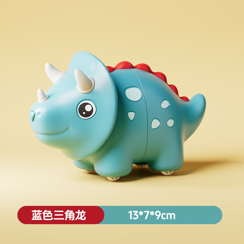 Juguetes para niños impactan dinosaurios telescópicos colisión deformación creativa dinosaurio juguetes de jardín de infantes pequeños juguetes de regalo al por mayor