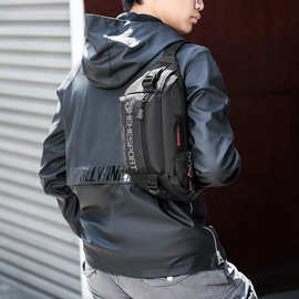 运动胸包男女款大号潮牌时尚手机收纳挎包单肩腰包轻便户外斜挎包