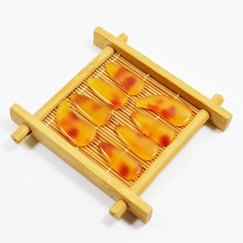 Wholesale mother of pearl guzheng nails, professional double-sided curved adult and children examination guzheng nails