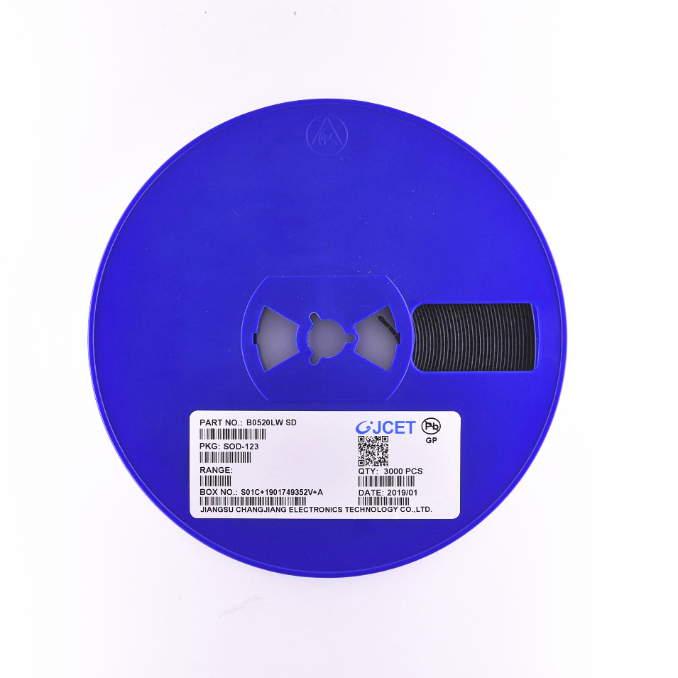 原装正品 B0520LW SD SOD-123 20V/500mA 贴片肖特基二极管