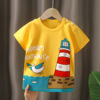 Children's cotton T-shirt, long-sleeve, shirt, top, summer clothing, 0-7 years