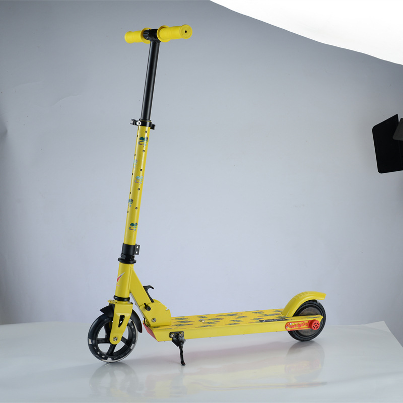 Processing and Customization of Mini Rear Drive Electric Scooters, Two-Wheeled Scooters, Complete Vehicles with Colorful Lights, Wholesale in Stock