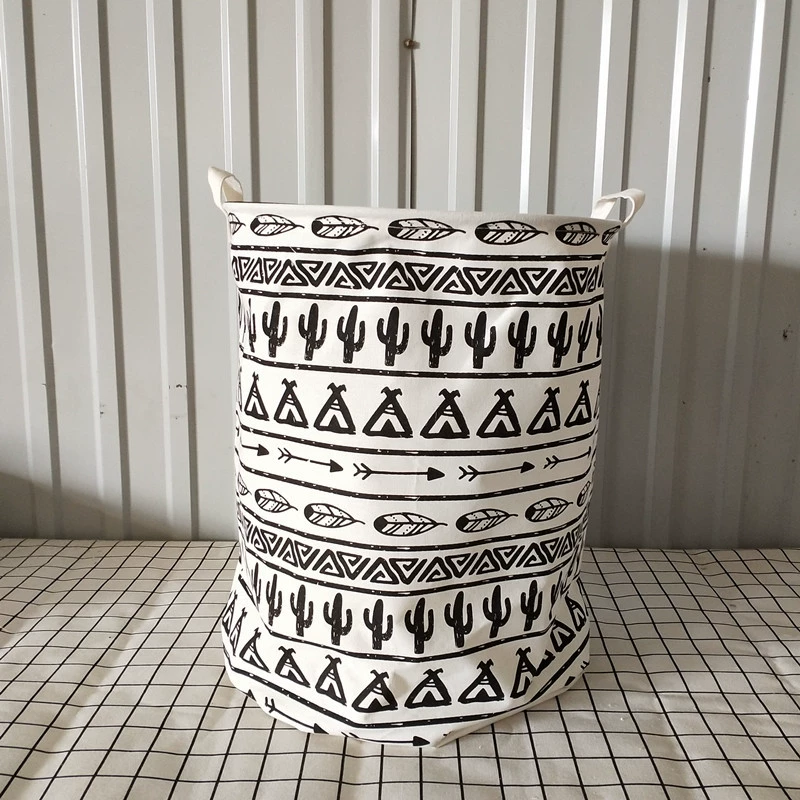 Cartoon laundry basket, big cloth, foldable storage system, toy, home decor