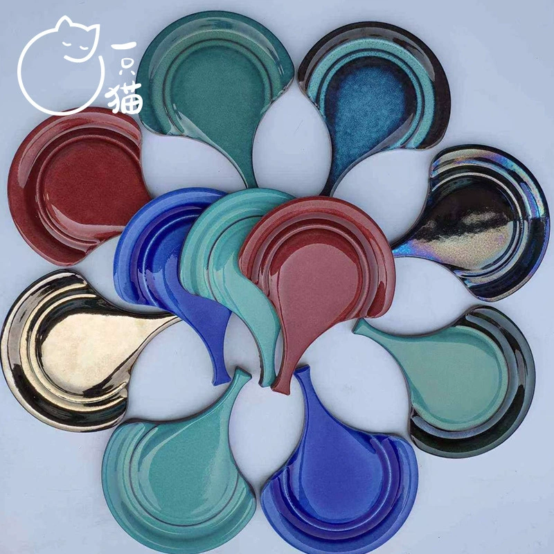 Плитка для ванной комнаты в стиле ретро, французский дизайн, с изображением одуванчика, кухонная плитка специальной формы, ручная работа, настенная плитка, фонарик, мелкий цветочный узор, темно-зеленый цвет.