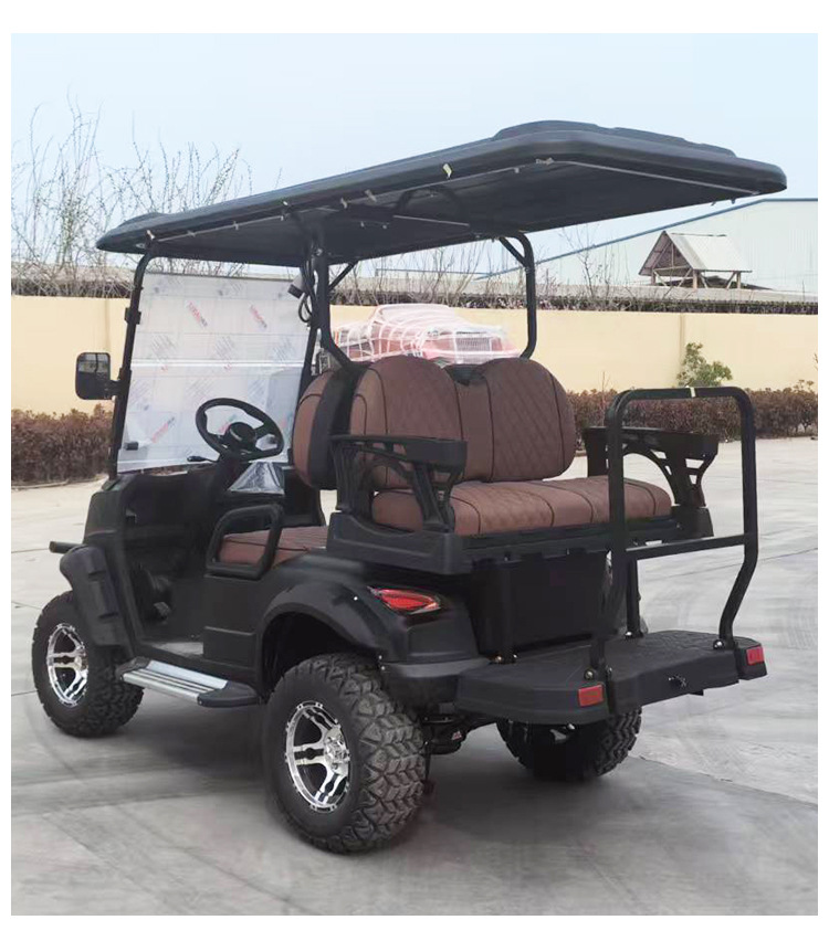 4-Seat Golf Cart, Foreign Trade Export, Park Scenic Spot Sightseeing Car, House Viewing Reception Car, Electric Tourist Sightseeing Car