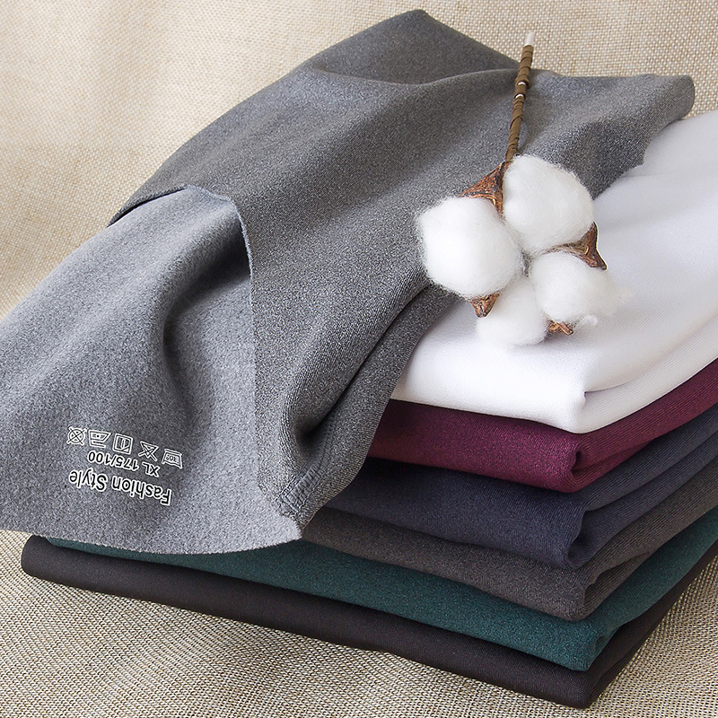 Autumn and Winter Seamless Warm Vest Men's fleece-lined Thickened Inner Wear Slim-fit Scrub Heating Base Shirt Men's Vest Trendy