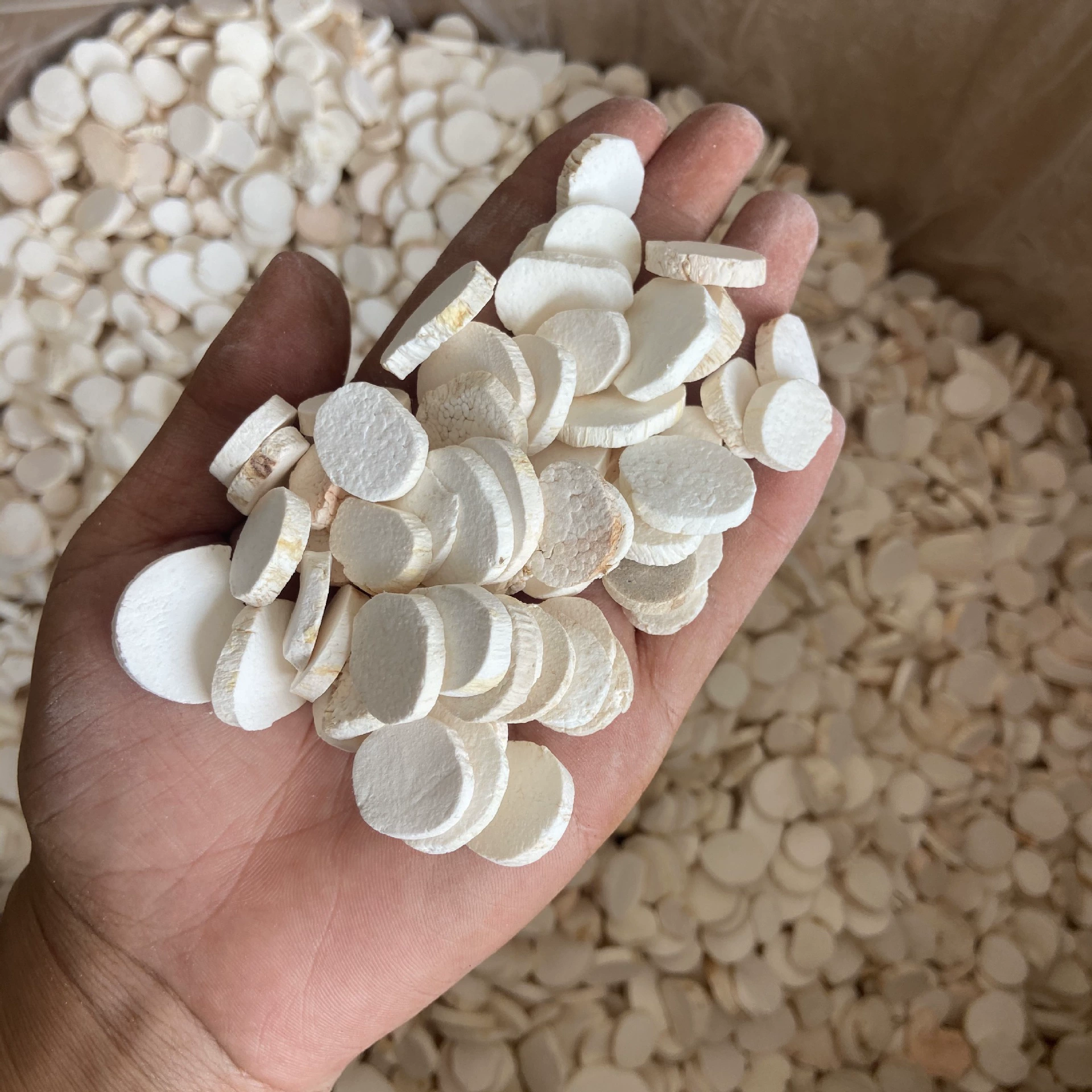 Ручная работа, настоящие сушеные ломтики ямса с горы Тайшань, оптовая продажа ломтиков ямса.