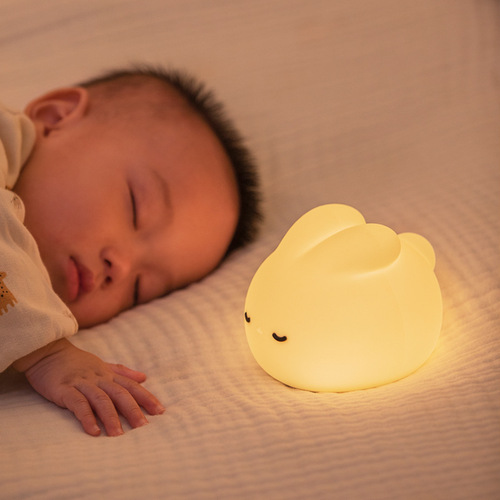 Mengtu night light cartoon silicone timer sleeping night light usb feeding children LED bedside sleeping night light