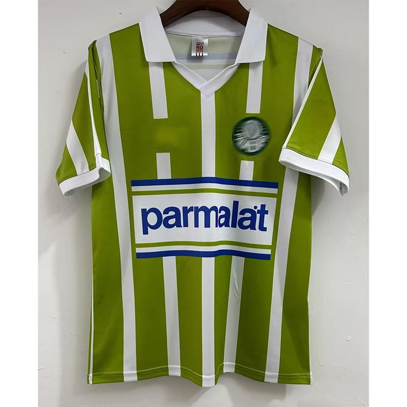 Camiseta de Fútbol del Palmeiras de Poliéster Personalizable y Manga Corta para Deportes