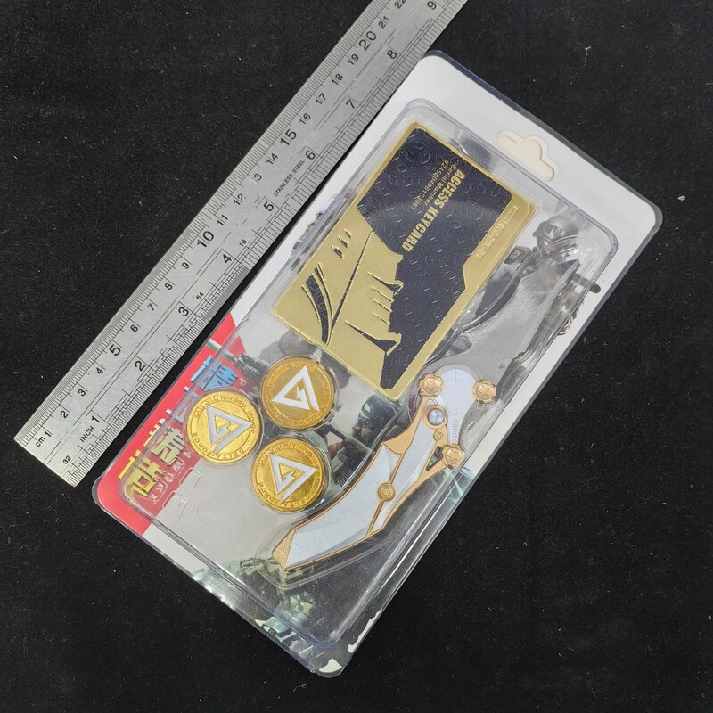 デルタオペレーションゲーム周辺機器シャドウブレードバタフライナイフキーカードダークサムライスイングナイフ練習用おもちゃギフトボックス|undefined