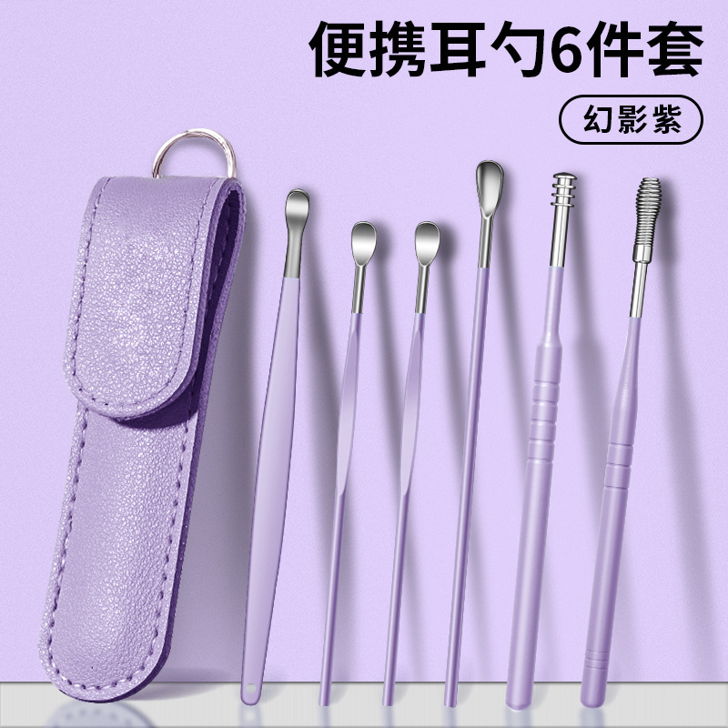 Kit de cuchilla de orejas para niños, cuchilla de orejas en espiral para niños, herramienta de orejas para adultos.