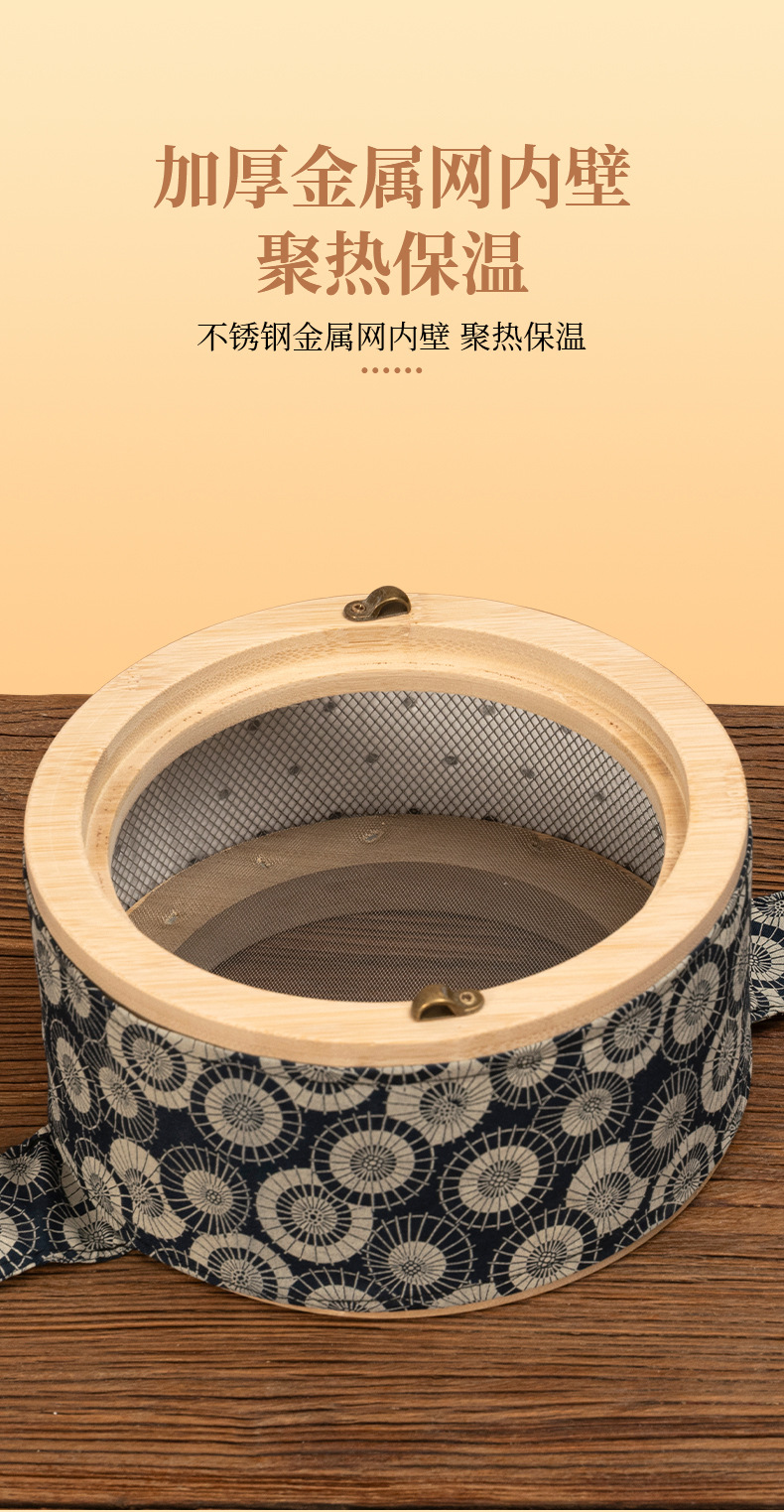 Moxibustion Box Portable Moxa Burner Bamboo Warm Moxa Jar for Waist Abdomen Home Use with 54 Moxa Cones specifications
