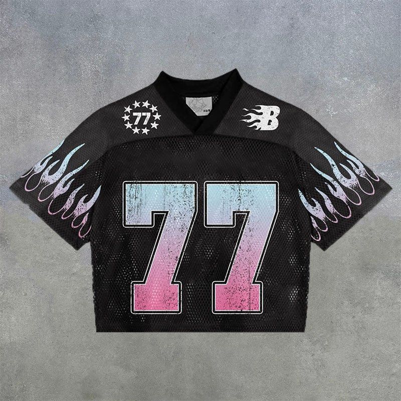 Oversized T-shirt Amazon, 3D print, short sleeve, casual big fit
