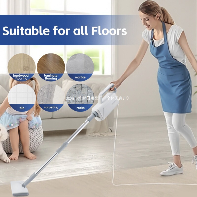 Cross-Border Amazon Handheld Mopping Machine Household Multi-Functional Electric Steam Mop High Temperature Steam Cleaner