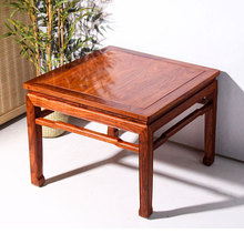 红木刺猬紫檀中式花梨餐桌椅组合实木四方八仙桌茶桌阳台桌吃饭桌