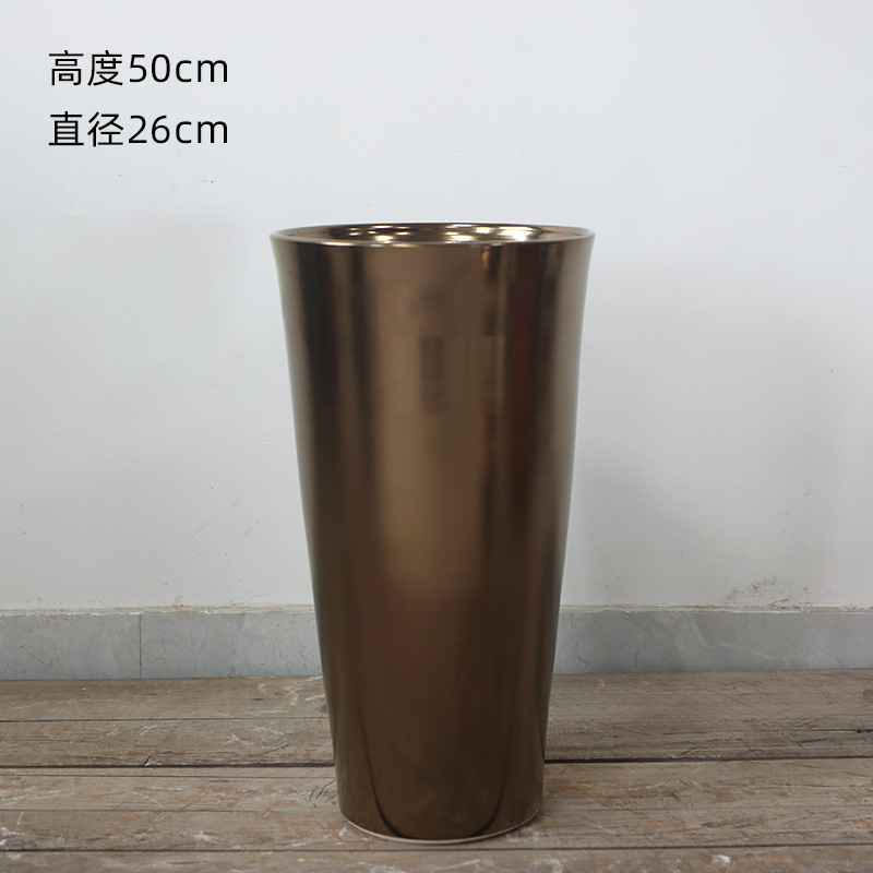 Botón de cerámica ornamentos de linterna dorada floral sala de estar flores secas mesa de comedor de flores de lujo ligero chino botón Año Nuevo