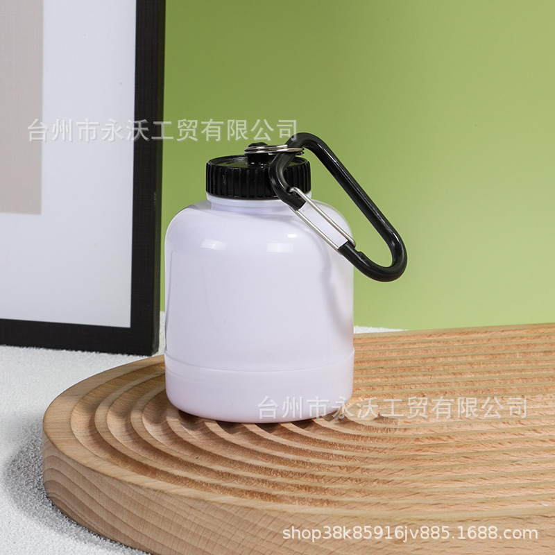 タンパク質の粉の箱の携帯用の薬の粉の瓶の運動のフィットネスの蛋白の粉は桶に詰めて筋肉の粉の小さい缶を増加します。|undefined