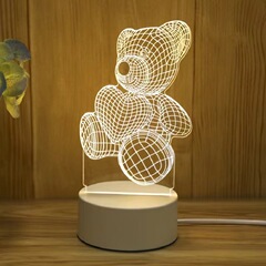 創意3d小夜灯卸売り祝日学生卒業プレゼント会社子供漫画ロゴ誕生日プレゼント電気スタンド