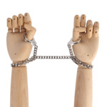 情趣用品sm道具金属链条指铐女用穿戴手铐束缚玩具成人一件代发