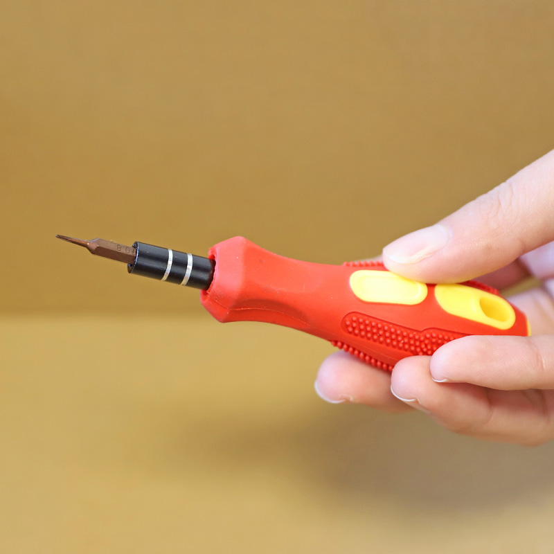 Doméstico 30 en 1 multifuncional pequeño destornillador lote combinación de herramientas de desmontaje de teléfono móvil reloj de computadora reparación cruzada